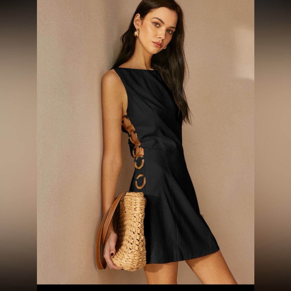 O Ring Cut Out Dress